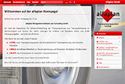 Aperçu du site alfaplan GmbH